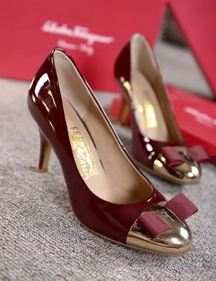 Ferragamo Shallow mouth kitten heel Shoes Women--018